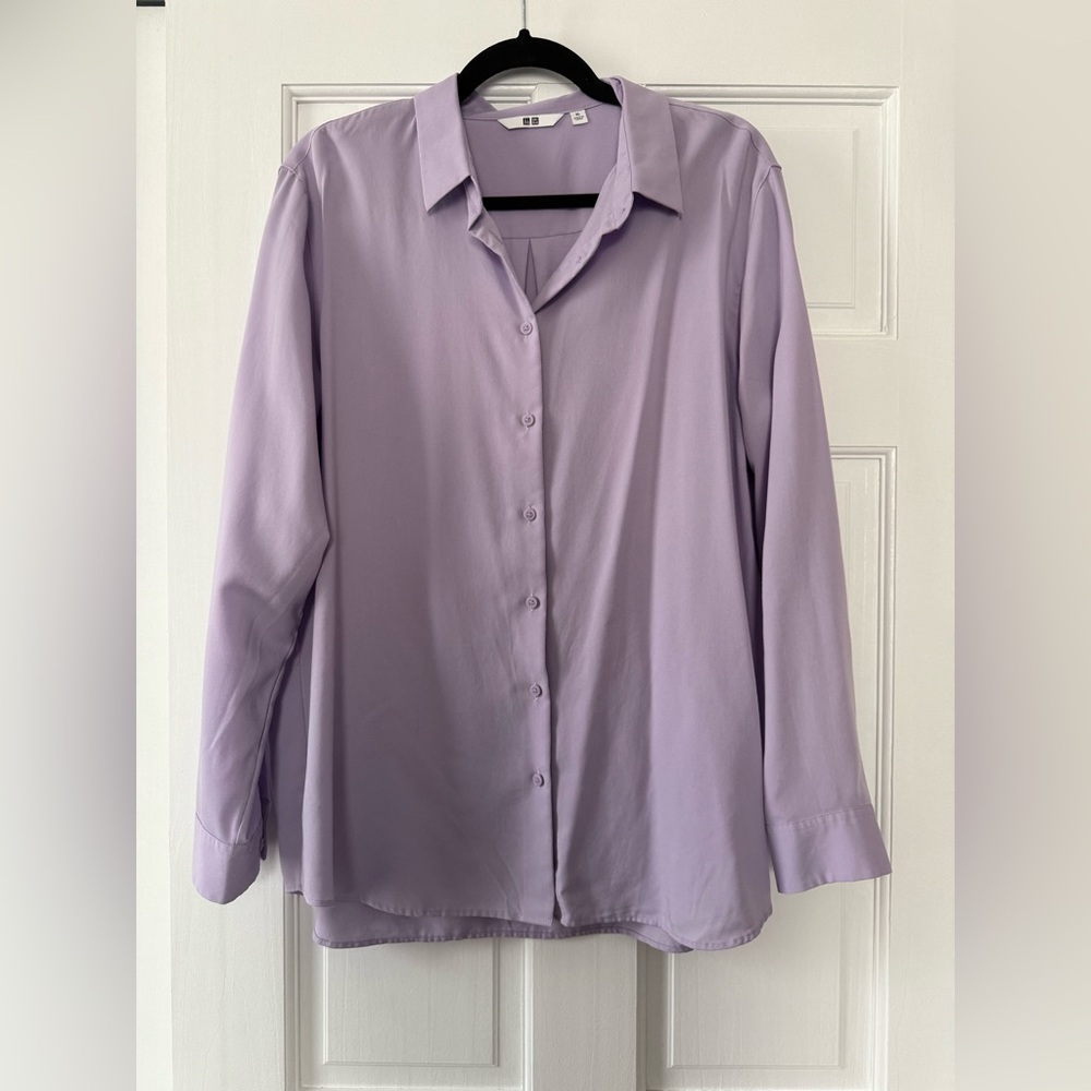 Uniqlo Light Purple Shirt